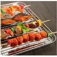 thumbnail image 4 of Cribun Support de Refroidissement Lot de 2, Support de Cuisson en Acier Inoxydable pour Refroidissement Cuisson Rôtissage Séchage, Rectangle 15.3 Pieds'x11.3 Pieds'x0.6 Pieds', Compatible avec Petit Four Grille-Pain, Four et Lave-Vaisselle, 4 of 9