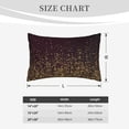 thumbnail image 4 of Yiaed Gold sparklin Print Brushed Microfiber Envelope Pillowcases, Standard,Envelope Closure Pillow Cases（No pillow core）-14"x20", 4 of 6