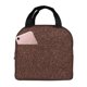 thumbnail image 1 of Disketp Dark Brown Glitter for Insulated Lunch Bag for Women and Men, Perfect for Work, Hiking, Picnic, 1 of 8