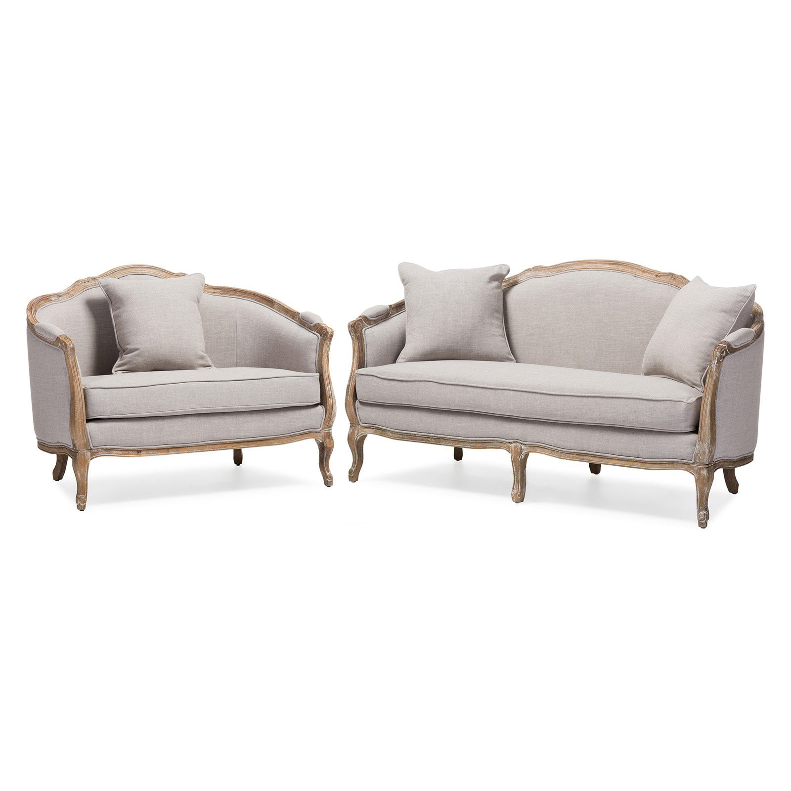 Baxton Studio Chantal French Country, Sofa In French Gender