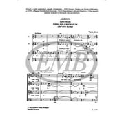 Vajda Jnos: Alleluja / Words by Babits Mihly / sheet music