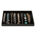 thumbnail image 2 of 12 Pack: Black Velvet Jewelry Tray with Hooks by Bead Landing, 2 of 3