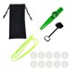 thumbnail image 1 of Kazoo con bolsa de almacenamiento con cordón, instrumento musical para adultos, regalo de concierto Verde, 1 of 9