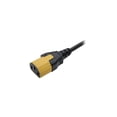 thumbnail image 2 of Plug-Lock Inserts, Detachable C13 Power Cord/C14 Inlet, Yellow, 100 Pack, 2 of 4
