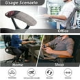 thumbnail image 7 of FKELYI Retro Floral Black Raven Print Office Chair Covers Set Elastic Fabric Anti-Dust Computer Chair Slipcovers with Arm Rest Covers for Swivel Chair Armchair Home Decor, 7 of 7