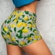 thumbnail image 4 of Fotbe Lemon1 Shorts Sin Costuras – Shorts Deportivos de Cintura Alta para Mujer, Elásticos para Gimnasio, Yoga, Running o Ciclismo-Small, 4 of 8