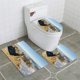 thumbnail image 1 of ABPHQTO Alpes europeos Juego de alfombras de baño de 3 piezas Alfombra de baño Alfombra de contorno y tapa de inodoro, 1 of 2