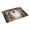 thumbnail image 2 of MKHERT 3D Old Gothic Arch with Burning Candles and Fantasy Lamps Doormat Rug Home Decor Floor Mat Bath Mat 23.6x15.7 inch, 2 of 3