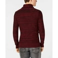 thumbnail image 2 of American Rag Mens Jacquard Shawl Collar Pullover Sweater, Red, Small, 2 of 2