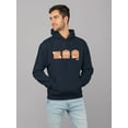 thumbnail image 2 of Celestial Joy Icons - Retro Cosmic Emojis Men's Hoodie, 2 of 4