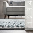 thumbnail image 2 of nuLOOM Kerry Textured Geometric Tasseled Area Rug, 5' 3" x 7' 6", Light Blue, 2 of 9
