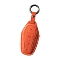 thumbnail image 2 of jiaping Car Key Fob Cover Replace Automotive Accessories Fashionable Smart Key Protector Orange, 2 of 7