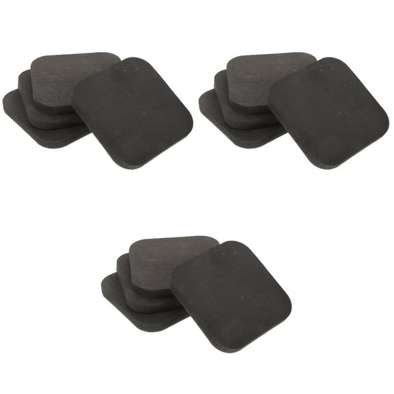 Raindrops 12 pcs  Treadmill Pads Exercise Equipment Mats Rubber Floor Protectors for Gym Home Fitness