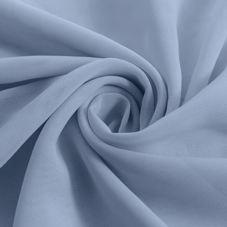 

iOPQO desk accessories 10ft Chiffon Table Runner 29x120 Inches Dusty Blue Table Runner For Wedding Baby Girl Bridal Shower Decorations room decor