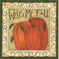 thumbnail image 2 of Shamp, Cindy 26x26 Black Ornate Wood Framed with Double Matting Museum Art Print Titled - Welcome Fall, 2 of 4