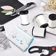 thumbnail image 2 of Topus Extra Strong Upholstery Repair Sewing Thread Kit and Heavy Duty Household Hand Needles, Including 7 Styles of Leather Canvas Sewing Needles and 3 Rolls Nylon Thread (70 Yard of Each Roll), White, 2 of 7