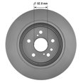 thumbnail image 4 of Rear Brake Rotor for 2008-2014 Toyota Highlander Goodyear Brakes 2126106GY, 4 of 6