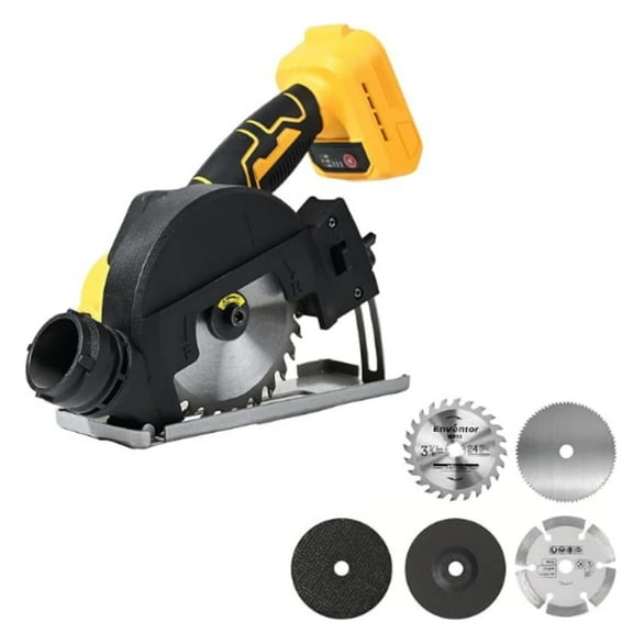 SEARVGRH Cordless Circular Power Saw, 20V, 20000 RPM, 4 Speeds