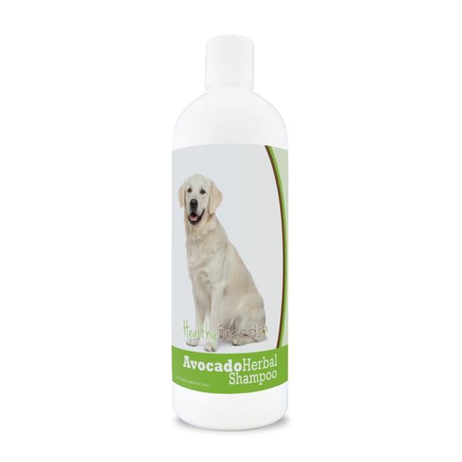 healthy breeds herbal avocado dog shampoo for dry itchy skin for golden retriever over 200