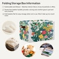 thumbnail image 5 of Ryvnso Summer Flower Storage Basket Large Bin Foldable Boxes Toys Organizer 14.2x10.2x8.3in 2 PCs, 5 of 8