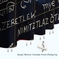 thumbnail image 6 of Math Equations Algebra Blue Pattern Shower Curtain 36"x72" ,Bathroom Decorative Shower Curtains Set with 12 Hooks,Modern Waterproof Washable Shower Curtain, 6 of 6