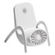 thumbnail image 1 of Billuyoard Mini ventilador con carga USB, soporte para teléfono móvil de escritorio, ventiladores para silla, herramientas de refrigeración portátiles Electrodomésticos Blanco Billuyoard HA059976-01B, 1 of 6