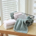 thumbnail image 5 of Nvzi 4 toallas de algodón gris para baño, 34x74 cm, de algodón puro, ultra absorbentes y suaves para uso diario, ideales como paños para el cuerpo y la cara., 5 of 5