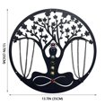 thumbnail image 5 of Elegante decoración de pared de metal del Árbol de la vida: Inspire su espacio de yoga y meditación con serenidad, armonía y belleza artística, 5 of 5