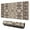Brown Geometric Diamond, variant on Long Mouse Pads for Desk,Boho Ethnic Geometric Pattern Desk Mats on Top Of Desks, Desk Mouse Pad Extra Large with 3mm Non-Slip Base and Stitched Edge for Gaming,Office,Work,Home 31.5"x11.8"