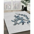 thumbnail image 3 of Ahgly Company Machine Washable Indoor Rectangle Transitional Roman Silver Gray Area Rugs, 2' x 5', 3 of 7