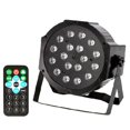 thumbnail image 1 of Yeacher Stage Light Black 18 LEDs Sound Active Remote Control DMX 17.8*17.5*10cm, 1 of 8
