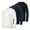Set 4, variant on 3 Pack: Men's Soft Plush Fleece Crewneck Sweatshirt - Athletic Pullover Sweater (Available In Big & Tall)