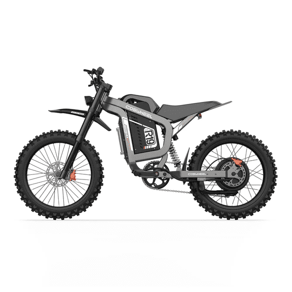 COSWHEEL R19 6000W Electric Dirt Bike for Adults, 72V/40Ah, 50 MPH, 19" Off-Road Tires, 120Nm Torque, Full Suspension, NFC Unlock, Mountain Trail E-Bike, UL2849