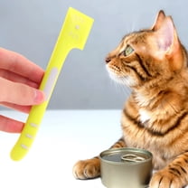 WHAMVOX  2 Pcs Cat Food Cans Spoons Treat Pet Feeding Opener for Cats