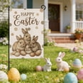 thumbnail image 5 of Yhmxh Happy Easter Garden Flag, Easter Egg Bunny Garden Flag Easter Garden Flags 12x18 Inch Double SidedFarmhouse Garden Flags Easter Yard Flag Easter Decorations Outdoor Decor, 5 of 6
