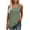 Army Green, variant on pstuiky Plus Size Tank Tops for Women, Women Solid Color Hollow Round Neck Hem Slit Casual Pullover Tank Top for Summer Fashion Lightweight Breathable Sleeveless Blouse for Everyday Wear Army Green L