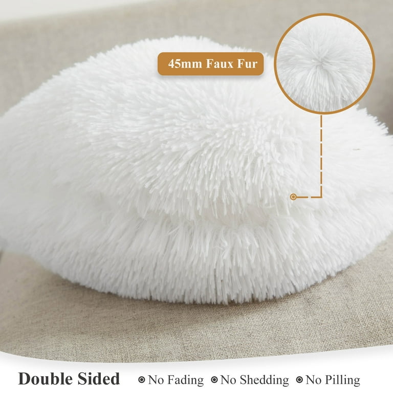 Fluffy ball pillow hot sale
