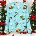 thumbnail image 5 of Craaazy Women's Christmas Printed Round Neck Long Sleeved Top Gifts, 5 of 5