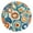 Gold, variant on Orange Autumn Landscape Round Wall Clock Silent Battery Operated Home Decor for Living Room Bedroom