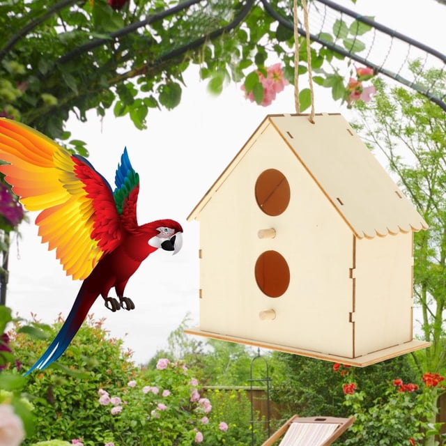 Casa de para pájaros para colibrí, guardería, de pájaros, comedero para pájaros silvestres, decoración de ventana - 6 estilo 6 Soledad casas de aves
