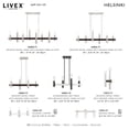 thumbnail image 5 of Livex Lighting - Helsinki - 6 Light Chandelier in Mid Century Modern Style -, 5 of 10