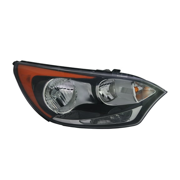 KAI New CAPA Certified Standard Replacement Passenger Side Headlight Assembly, Fits 2012-2017 Kia Rio Hatchback