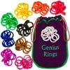 Genius Rings Chinese Jacks Toy Educational Math Counting Rings by The Genius Baby Project