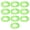 Light Green, variant on 20 Pcs Key Cover, Silicone Key Cap Identifier Protector | Key Accessories Marker Classify Tags Great for Regular House (Blue, 0.67 x 0.43 Inch)