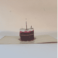 thumbnail image 4 of Birthday Cards, Blowable Candle Pop up Greeting Card with Lights Music, 4 of 4