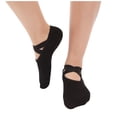 thumbnail image 2 of Fiudx Calcetines de Yoga Redondos, Diseño Abierto En La Espalda, Material de Algodón Cómodo, Fáciles de Poner y Quitar, Suaves y Transpirables, Uso Diario, Ideales para Yoga, Baile, Hogar, Talla Únic, 2 of 3