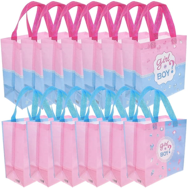 12Pcs Gift Bag for Baby Shower and Gender Reveal Party Favors Elegant Design