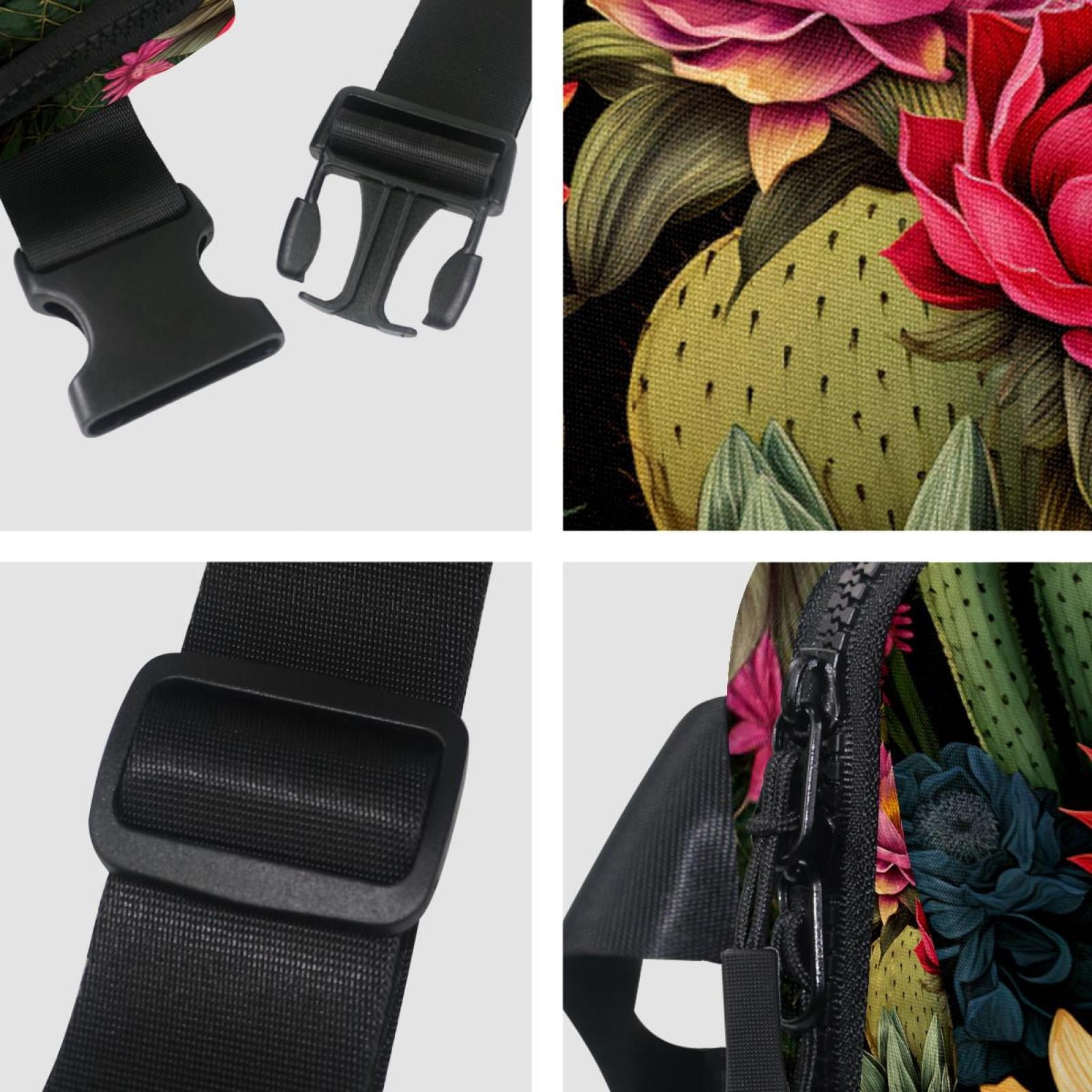 Cactus Running Belt Fanny Pack Belt Bag with Extension Strap Lightweight Adjustable Unisex