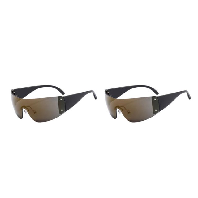 Qarigey Gafas de sol de marca con estilo y portátiles para hombres y mujeres Gafas de sol duraderas de amplia aplicación para mujeres Gafas Type5 NO5
