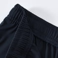 thumbnail image 5 of TANBOM Men's Fashion Polyester Five Sports Shorts Lightweight Breathable Adjustable Drawstring Dark Grey 3XL, 5 of 6